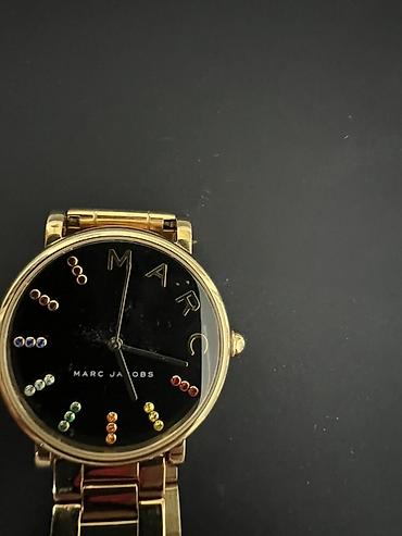 Aksesuarlar: Marc Jacobs qadın saatı - Korpus və qolbaq: qızılı tonlu paslanmayan — 2