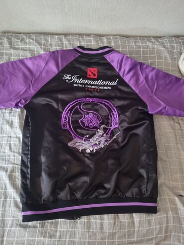 модный пиджак: Бомбер в стиле The International DOTA 2 CHAMPIONSHIPS с вышитым