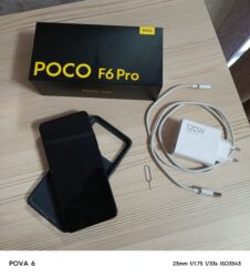 корпоративный сим: Poco F6 Pro, Новый, 512 ГБ, цвет - Черный, 2 SIM
