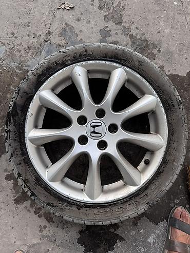 honda accord cl9: Оригинальные легкосплавные диски Honda с шинами - Тип: литые диски — 1