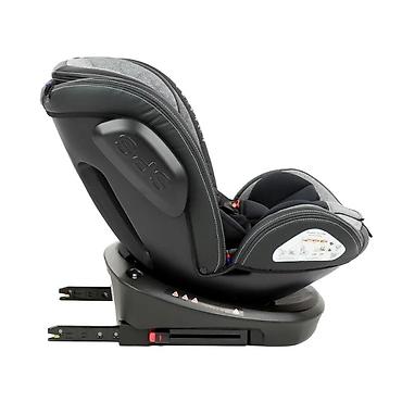 termo helanki: KIKKA BOO STARK ISOFIX – autosedište 0–1–2–3 (0–36 kg), svetlosivo — 7