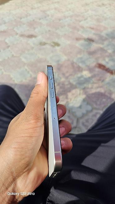 холодильник серый: IPhone 15 Pro, Б/у, 256 ГБ, Natural Titanium, Зарядное устройство, Защитное стекло, Чехол, 87 % — 3