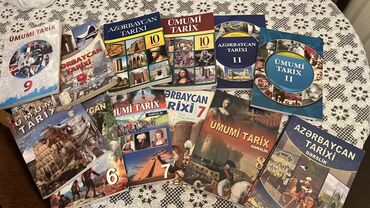Tarix dərsliklərinin geniş çeşidi mövcuddur. Buraya “Ümumi Tarix” və