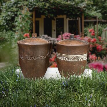 Qazanlar: Qazan, rəng - Qəhvəyi, Keramika — 10