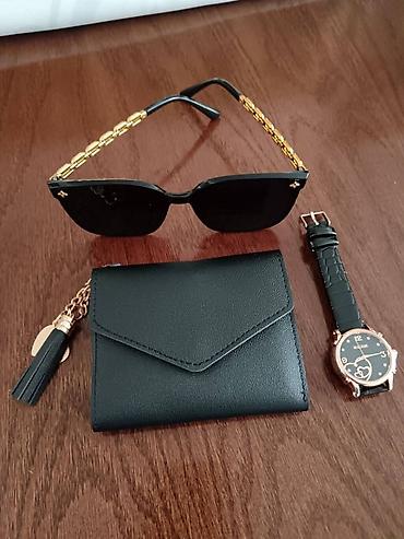 Setovi nakita: Ženski modni set: sat + novčanik + naočare za sunce Sadržaj seta: - — 11