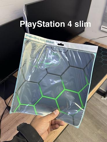 Видеоигры и приставки: Наклейки-скины для PlayStation 4 Модели: для PS4 Slim и PS4 Pro — 8