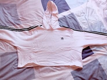 zvezdin duks: Adidas, L (EU 40), Single-colored, color - White