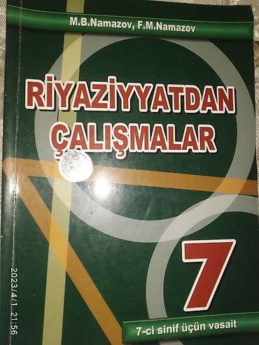 Kitablar və jurnallar: Namazov çalışmaları. 5,7,8,9cu sinif Yenidi. İstifade olunmayıb. Her — 2