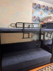 двухъярусный кровать в бишкеке: Двухъярусная кровать, Б/у, Складной