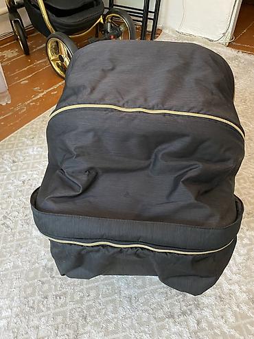 коляска детская зимняя: Коляска, цвет - Золотой, Б/у, Самовывоз — 7
