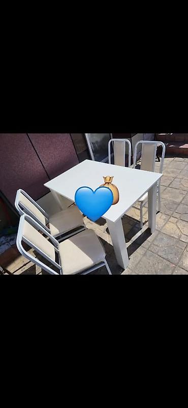eyvan az: Balkon üçün, Yeni, 4 stul — 1