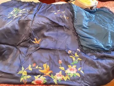 Текстиль: Покрывало Для кровати, цвет - Синий