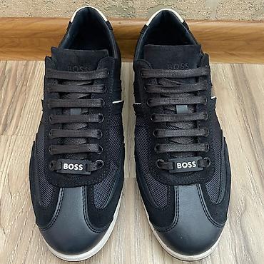 nike dunk: Мужские кроссовки, 40, Hugo Boss, Б/у, цвет - Синий — 2