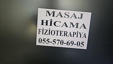 Masaj, hicama və fizioterapiya xidmətləri Təklif olunan xidmətlər: -