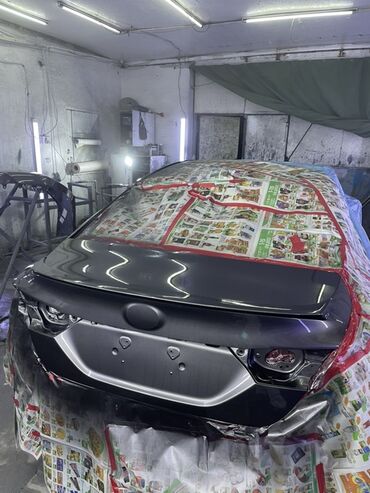 покраска бампера автомобиля цена: Рихтовка, сварка, покраска, без выезда