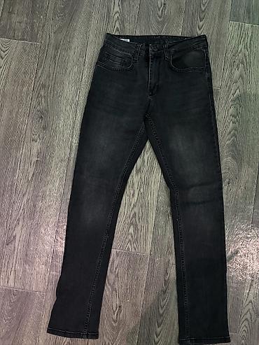 капсулы чакшир: Джинсы, Прямые, Zara basic, Средняя талия, Стрейч, S, M — 1