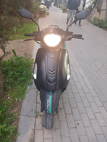 zigzag one 50cc blue: Şəhər içi hərəkət üçün praktik skuter • Model: ZigZag (gövdədə və — 1