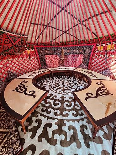 Аренда юрт: Аренда юрты, Каркас Деревянный, 85 баш, Казан, Посуда, С полом — 11