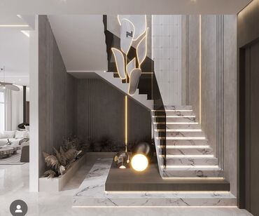 Бетонные лестницы: Бетонная лестница Для дома, Бесплатная консультация, Форма лестницы: Много-маршевая, Стиль: Лофт — 5