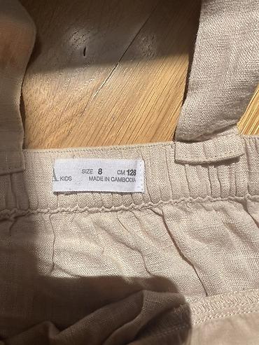 kətan dəst: ZARA Kids qız uşaq sarafan/önlük tipli don - Brend: ZARA Kids - Ölçü — 4