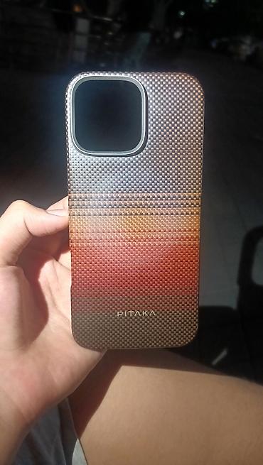 pitaka 16 pro max: Оригинальный чехол PITAKA MagEZ Case 6 (в расцветке Sunset) для — 2