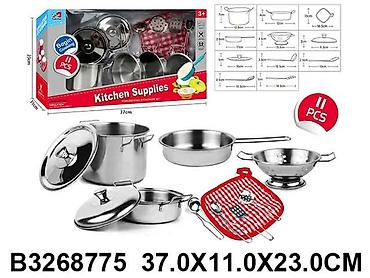 platnene cipele: Set posuđa za decu – Kitchen Supplies, 11 delova - Materijal — 1