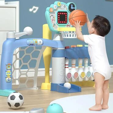 Dečije sportske igračke: Dečiji sportski set 5 u 1 – interaktivna multifunkcionalna igračka za — 6