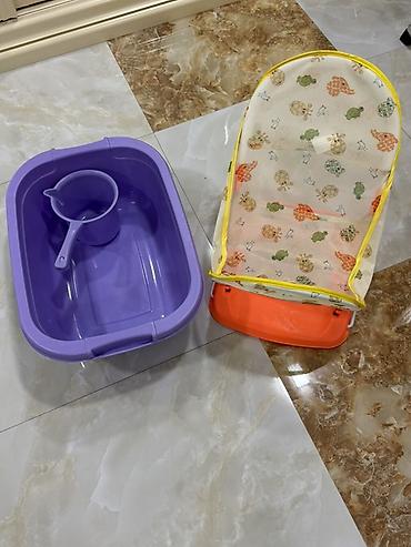 ucuz su: Uşaq vannası üçün aksesuar dəsti - Babyjem markalı ergonomik vanna — 1