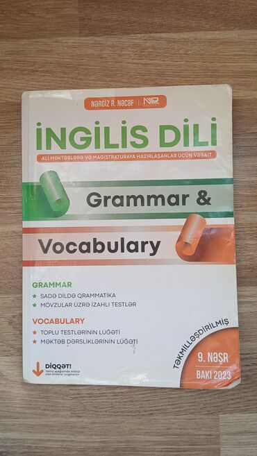 Testlər: İngilis dili Nergiz Nəcəfli İci teptezedir hec bir problemi yoxdur