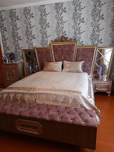 купить мебель бу: Yataq otağı dəsti – klassik-lüks üslub Komplekt: - Yataq: yumşaq — 2