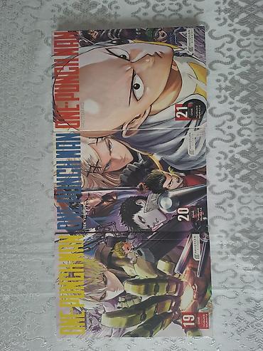 kitab şkafi: **One-Punch Man manga dəsti – 17, 18, 19, 20, 21, 22, 23 və 24-cü — 3