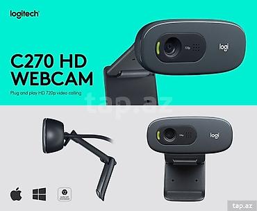 LOGITECH HD Webcam C270 ✔ Model: Logitech C270 ✔ Video keyfiyyəti