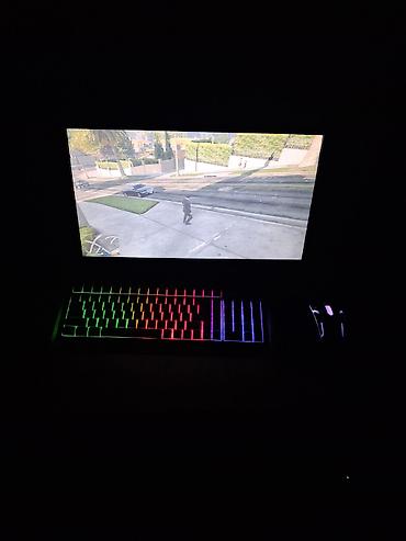 msı laptop fiyatları: Fujitsu L20T-3 LED monitör + RGB klaviatura və oyun siçanı dəsti - — 1