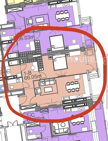 себестоимости: Продается 2-комнатная квартира-студия 66 м2 в Вау Tash City (Блок А) — 4