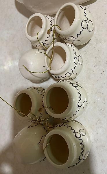 Другие предметы коллекционирования: Продам керамический набор: графин (штоф) с 8 стопками — 9