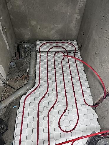 Xidmət: Suvaq altı santexnika və isti döşəmə (su əsaslı)