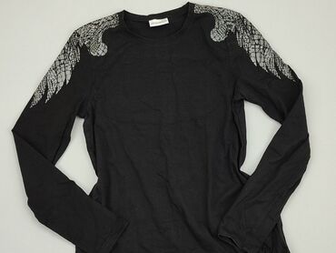 czarna luźna bluzka: Bluzka, Coccodrillo, 12 lat, 146-152 cm, stan - Bardzo dobry