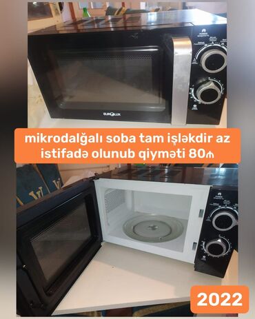 Tavalar: Mikrodalğalı soba Eurolux, Ayrıca dayanan, Mikrodalğalar ilə, rəng - Ağ