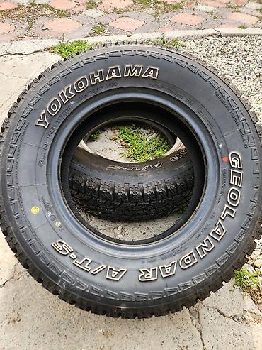 Шиналар жана дисктер: Шиналар 225 / 70 / R 15, All-season, Жаңы, Жуп, Жол тандабастар (АТ/МТ), Жапония, Yokohama — 1