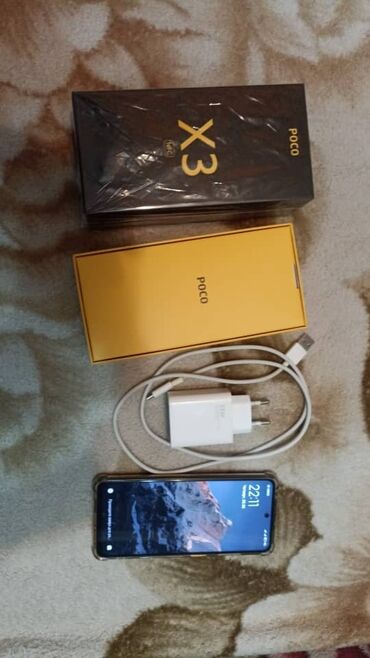 Poco: Poco X3 NFC, Б/у, 64 ГБ, цвет - Синий, 2 SIM