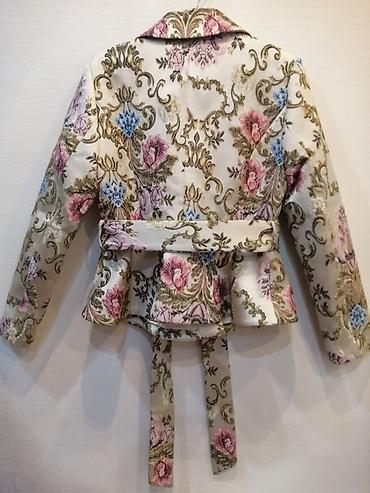 usta geyimi: Qadın üçün naxışlı jaket 38 razmer - Stil: Qısa kəsimli, beldən — 3