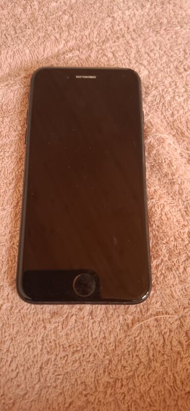 IPhone 7, Черный, Битый, Отпечаток пальца