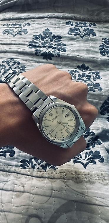 Аксессуары: Rolex Oyster Perpetual Date — мужские наручные часы из нержавеющей — 6