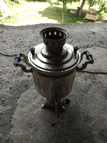 Samovarlar: İşlənmiş Od Samovar, 5 l, Pulsuz çatdırılma