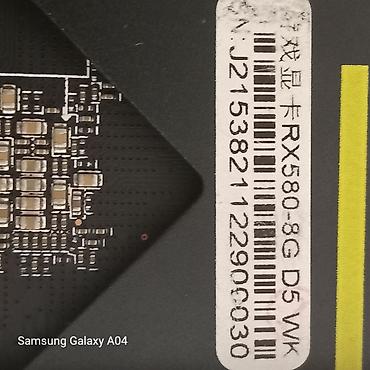 Videokartlar: Məhsul: AMD Radeon RX 580 8GB GDDR5 (D5) Xüsusiyyətlər: - Qrafik — 3
