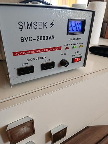 Şimşek SVC-2000VA – AC avtomatik voltaj regulatoru Xüsusiyyətlər: -