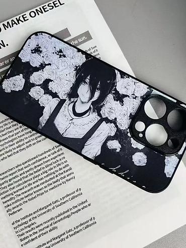 Чехол лентикулярный 3D динамический для iPhone, аниме принт белая at lalafo.kg Чехол лентикулярный 3D динамический для iPhone, аниме принт белая