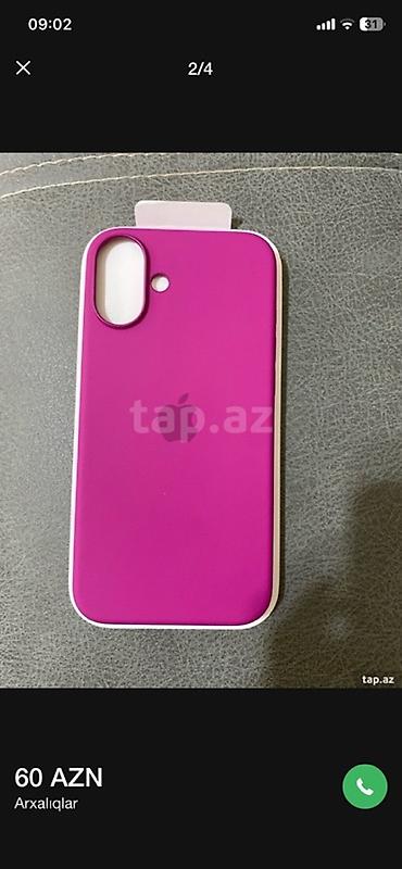 sirvan telefon: Məhsul: iPhone üçün arxa qapaq (case) Hər biri orginal Iphone 16 plus — 3