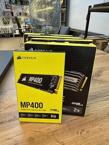 SSD-накопители CORSAIR NVMe M.2 Варианты на фото: - CORSAIR MP400