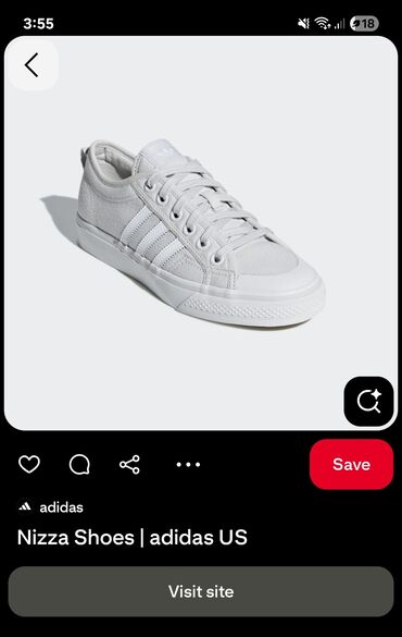 Adidas, Размер: 37, цвет - Серый, Б/у